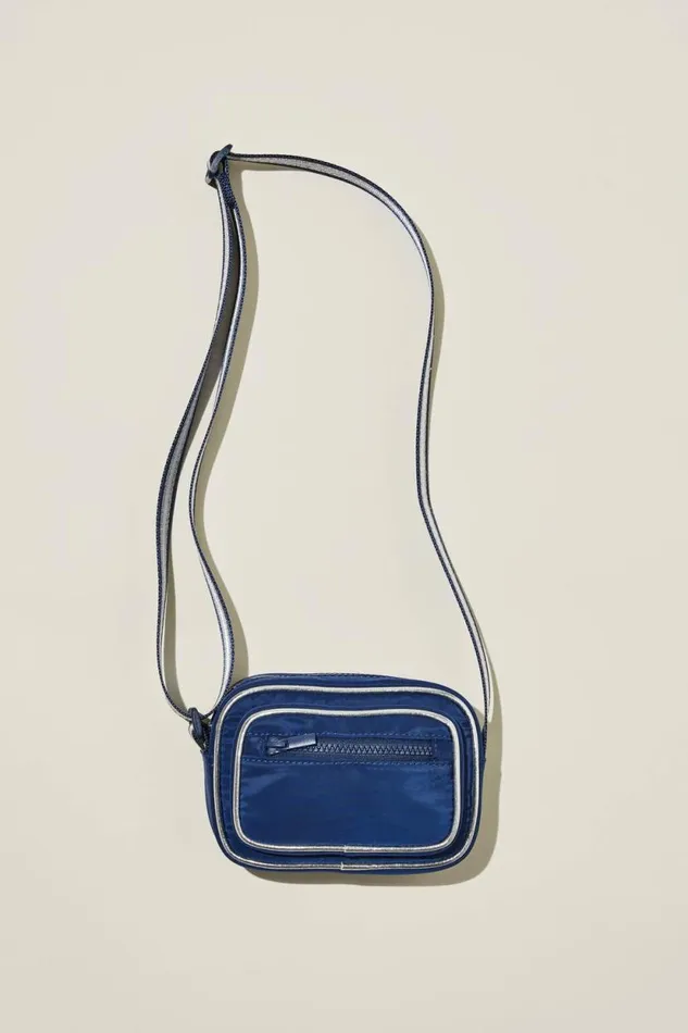 Ciara Cross Body Bag Navysilver Girls Cotton On Bags and Backpacks