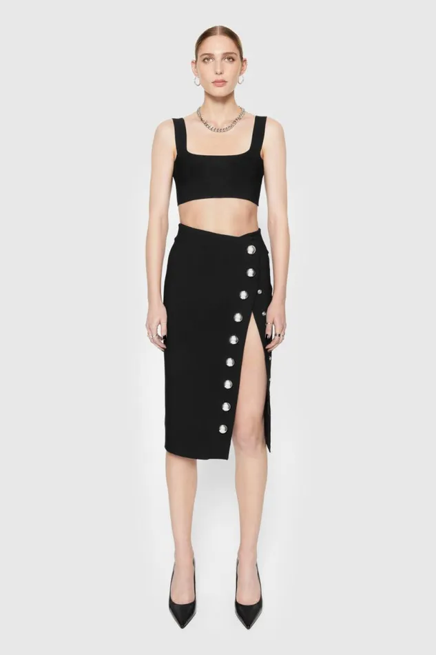 Clothing Bottoms Rebecca Minkoff Alice Studded Skirt True Black