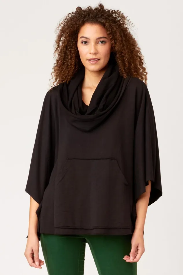 Clothing CoverUps XCVI Paige Poncho Black