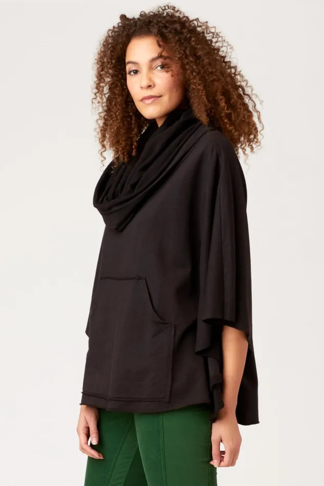 Clothing CoverUps XCVI Paige Poncho Black