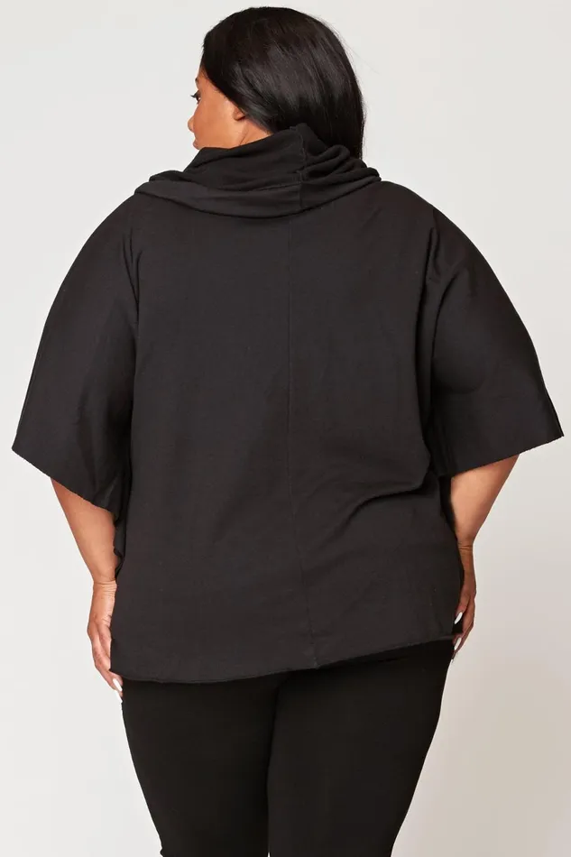 Clothing CoverUps XCVI Paige Poncho Black