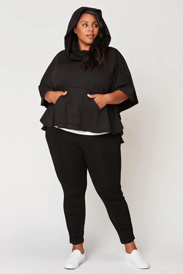 Clothing CoverUps XCVI Paige Poncho Black