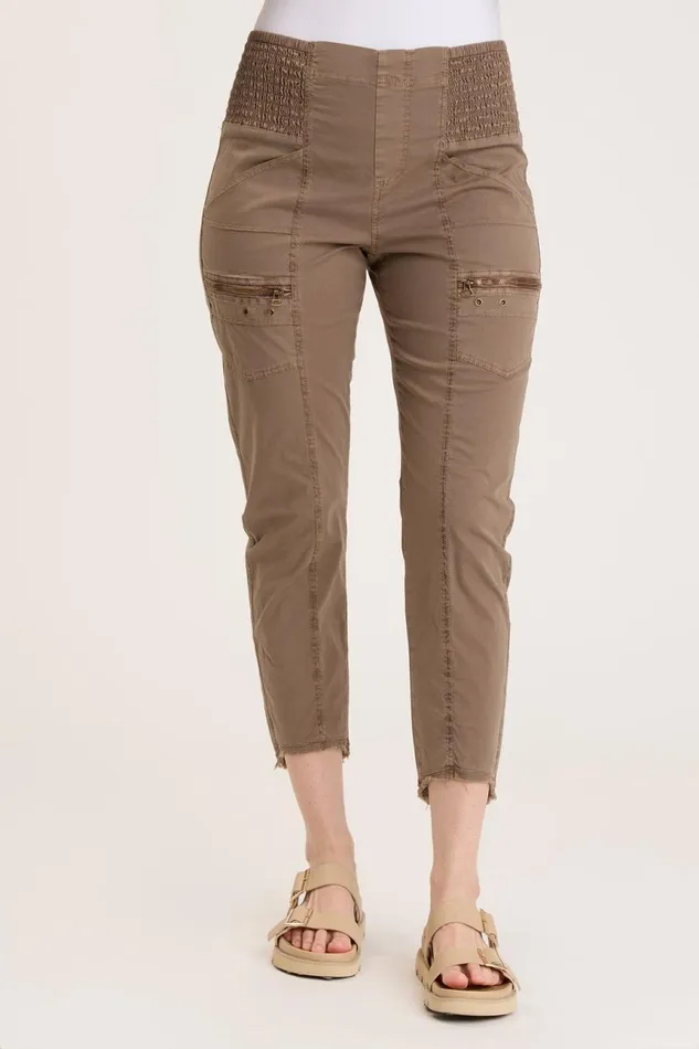 Clothing Crops XCVI Acker Slim Pant Pecan Pigment