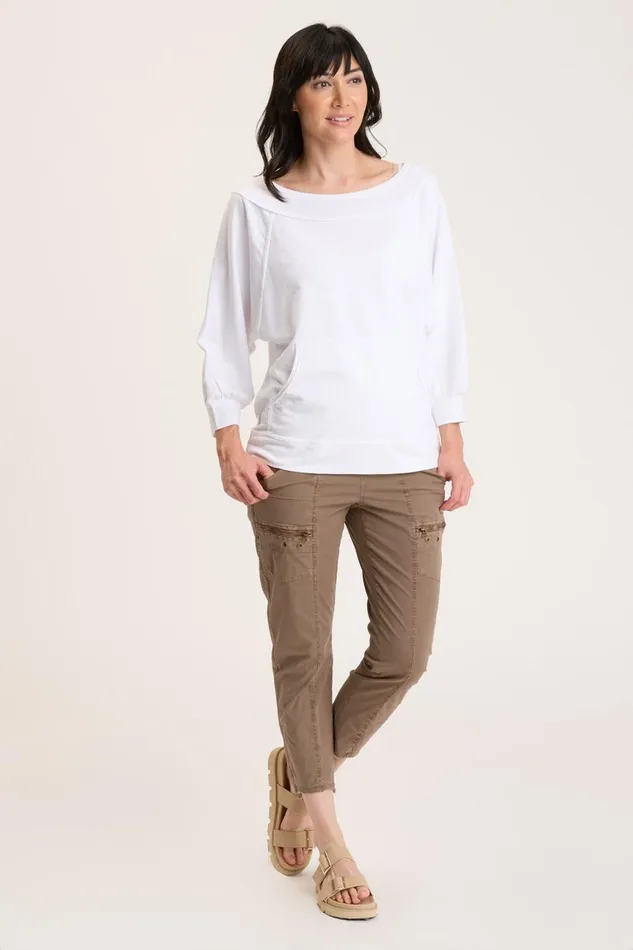 Clothing Crops XCVI Acker Slim Pant Pecan Pigment