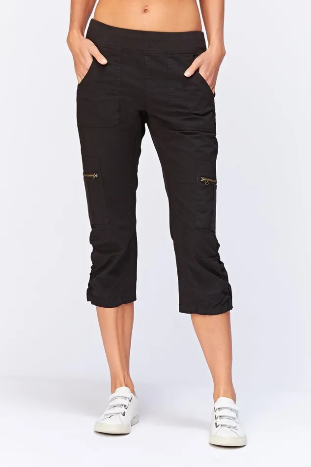 Clothing Crops XCVI Nadia Crop Black