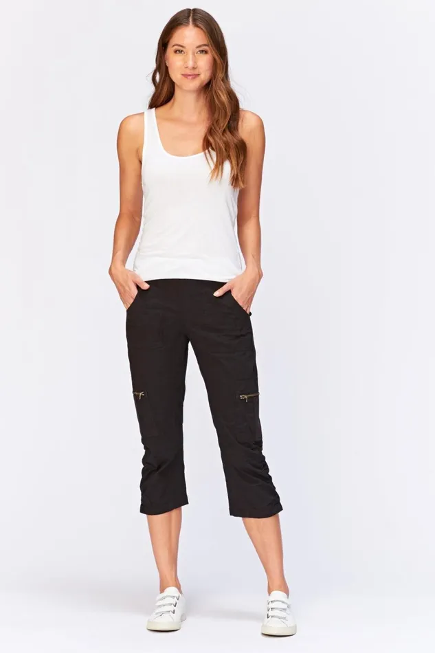 Clothing Crops XCVI Nadia Crop Black