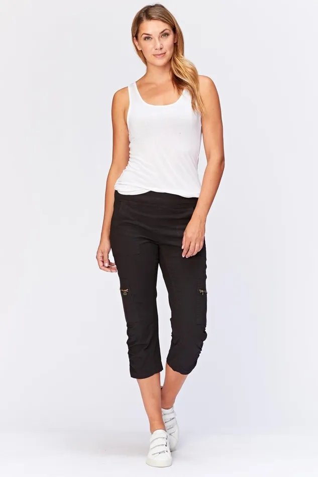 Clothing Crops XCVI Nadia Crop Black