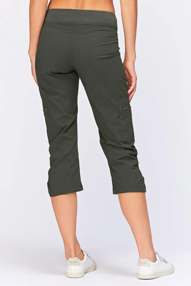 Clothing Crops XCVI Nadia Crop Olive