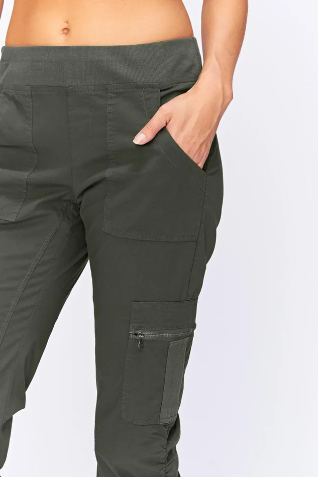Clothing Crops XCVI Nadia Crop Olive