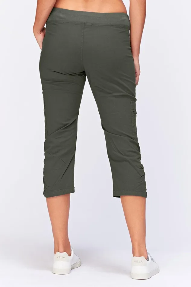 Clothing Crops XCVI Nadia Crop Olive