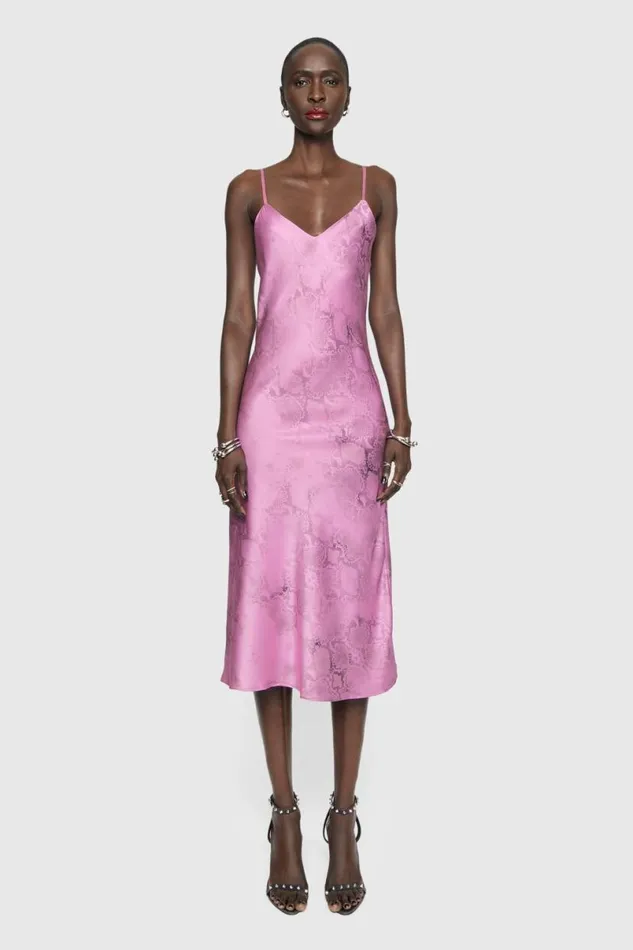 Clothing Dresses Rebecca Minkoff Verona Slip Dress Washed Python Light Wisteria Clothing Dresses Rebecca Minkoff Verona Slip Dress Washed Python Light Wisteria
