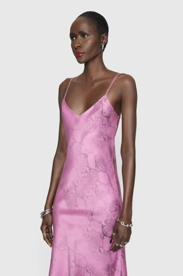 Clothing Dresses Rebecca Minkoff Verona Slip Dress Washed Python Light Wisteria Clothing Dresses Rebecca Minkoff Verona Slip Dress Washed Python Light Wisteria