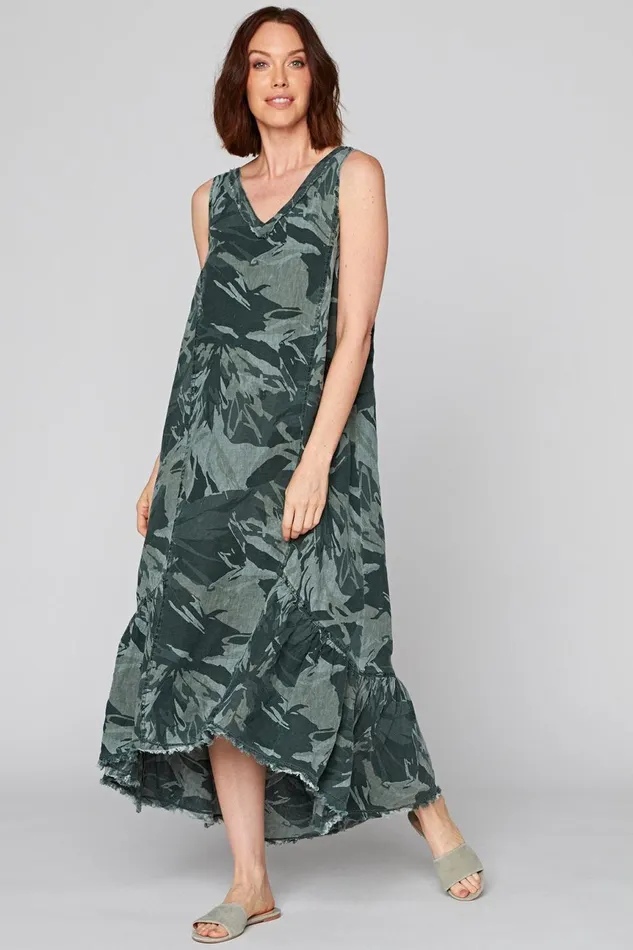 Clothing Dresses XCVI Camo Tropical Dress Ivy Hall