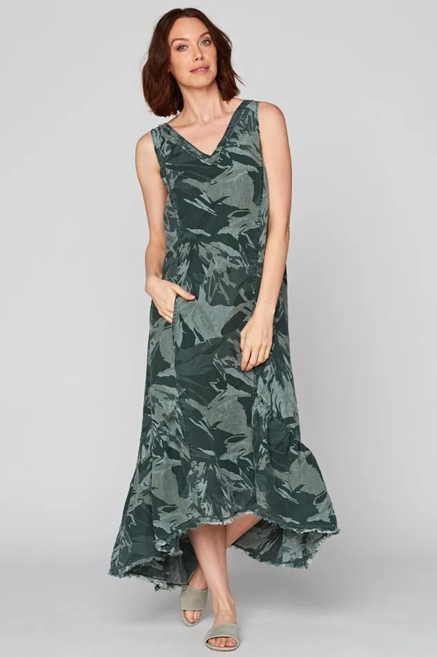 Clothing Dresses XCVI Camo Tropical Dress Ivy Hall
