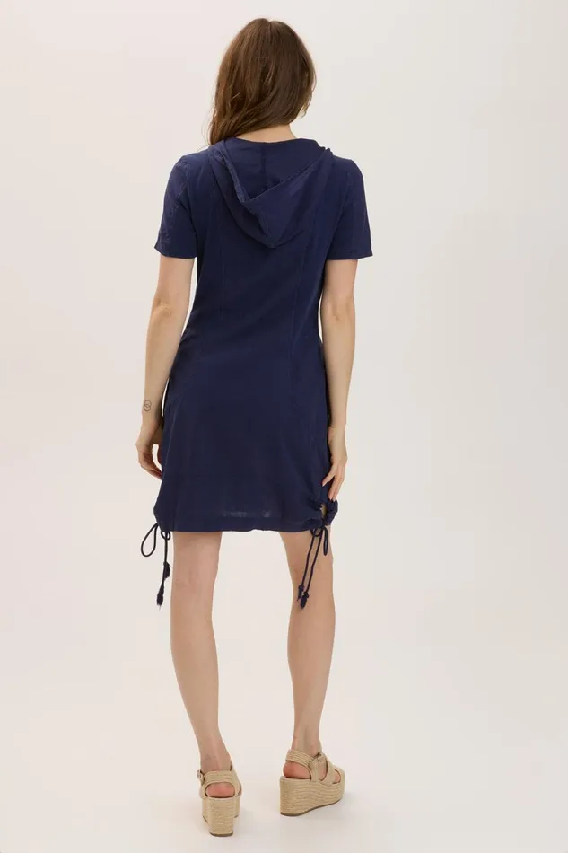 Clothing Dresses XCVI Linen Lenchen Jacket Dress Adrift Pigment
