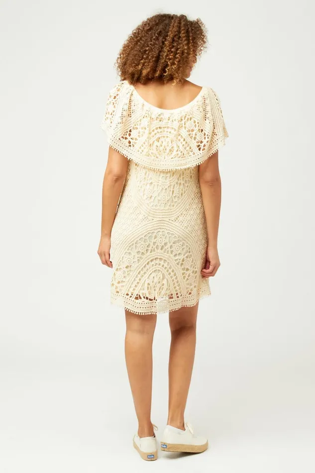 Clothing Dresses XCVI Niccola Crochet Dress Natural
