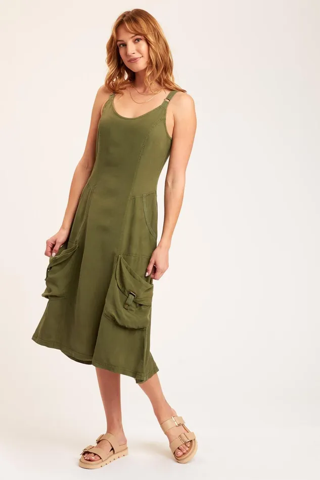 Clothing Dresses XCVI Pepper Tank Dress Dark Everglades