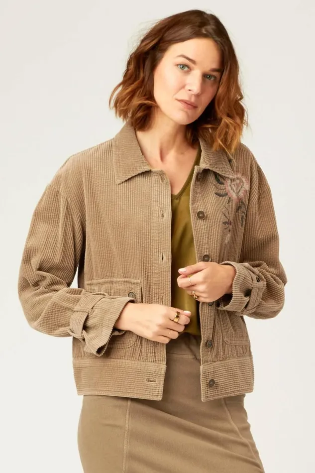 Clothing Jackets XCVI Elki Relaxed Jacket Rural Pigment