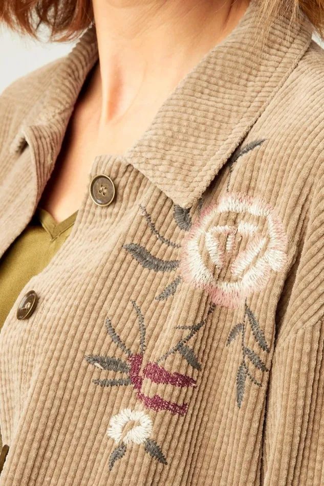 Clothing Jackets XCVI Elki Relaxed Jacket Rural Pigment
