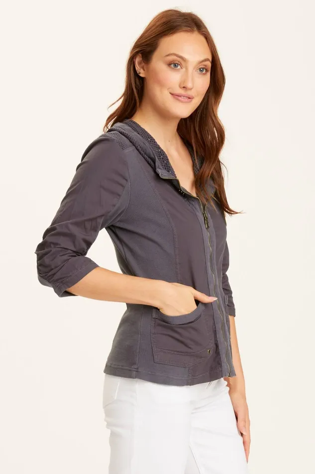 Clothing Jackets XCVI Fjord Jacket Charcoal
