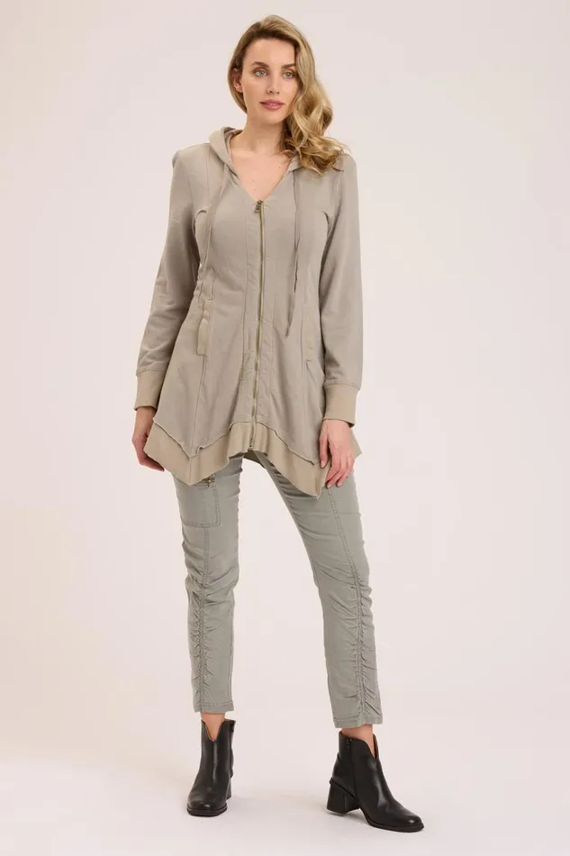 Clothing Jackets XCVI Fleece Mercantile Jacket Frost