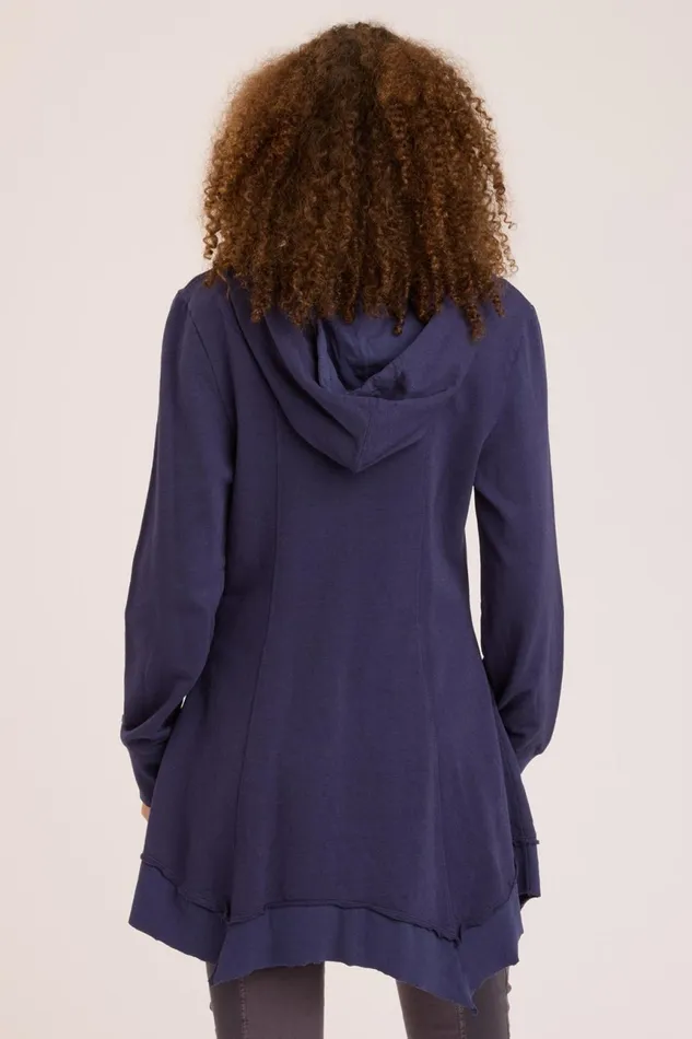 Clothing Jackets XCVI Fleece Mercantile Jacket Navy