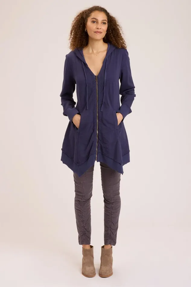 Clothing Jackets XCVI Fleece Mercantile Jacket Navy