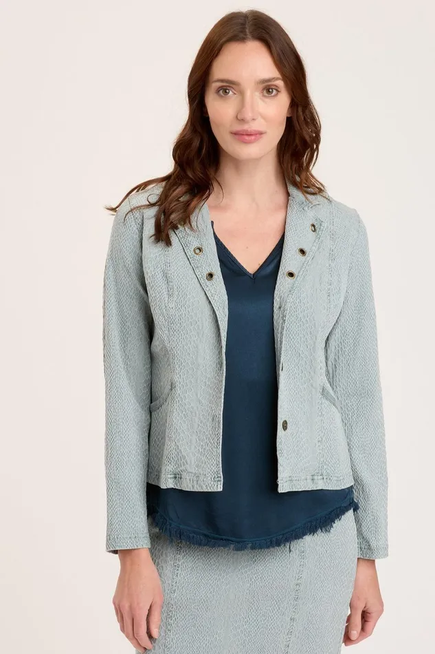 Clothing Jackets XCVI Ingelbert Blazer Dew Drop Pigment