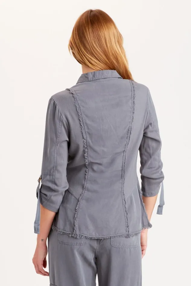 Clothing Jackets XCVI Raphael Blazer Black Pearl