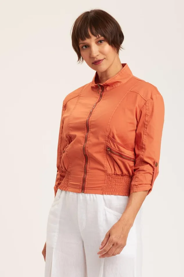 Clothing Jackets XCVI Ridgeline Bomber Pinata Pigment