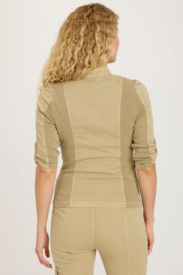 Clothing Jackets XCVI Roque Jacket Linwood Sands Pigment