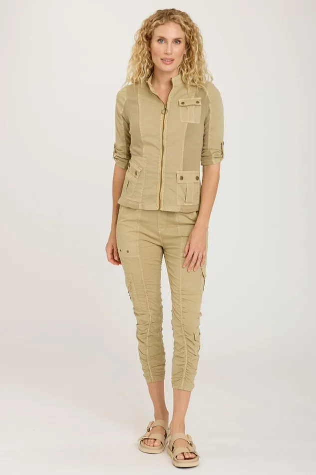 Clothing Jackets XCVI Roque Jacket Linwood Sands Pigment