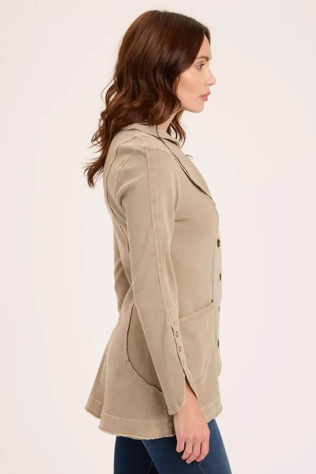 Clothing Jackets XCVI Stayton Blazer Tanglewood Pigment