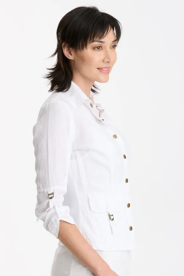 Clothing Jackets XCVI Waldron Jacket White