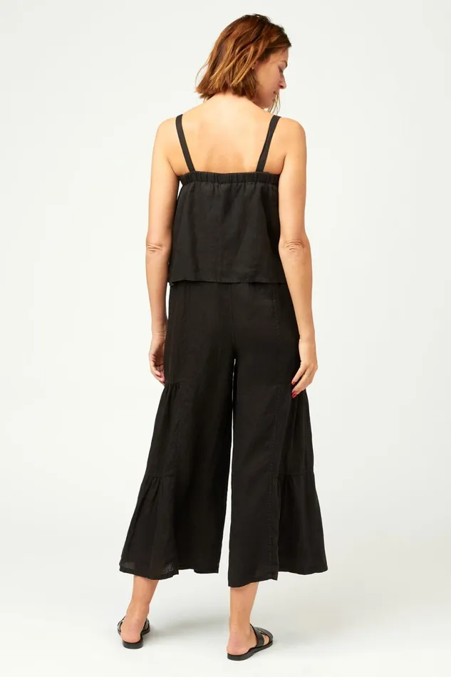 Clothing Jumpsuits XCVI Cleon Flounce Jumpsuit Black