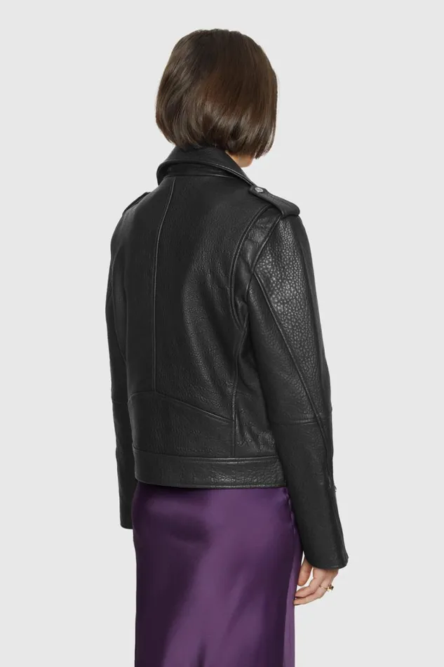 Clothing Leather Rebecca Minkoff Jett Moto Black