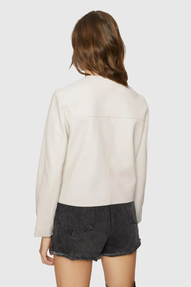 Clothing Leather Rebecca Minkoff Taryn Jacket White