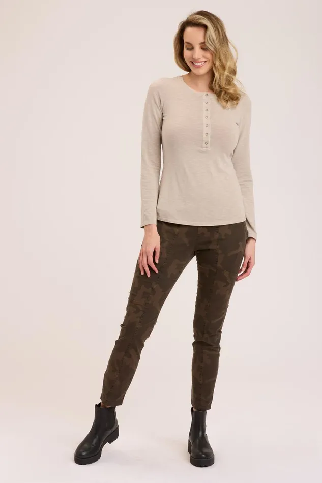 Clothing Leggings XCVI Printed Cascade Legging Boxwood Pigment