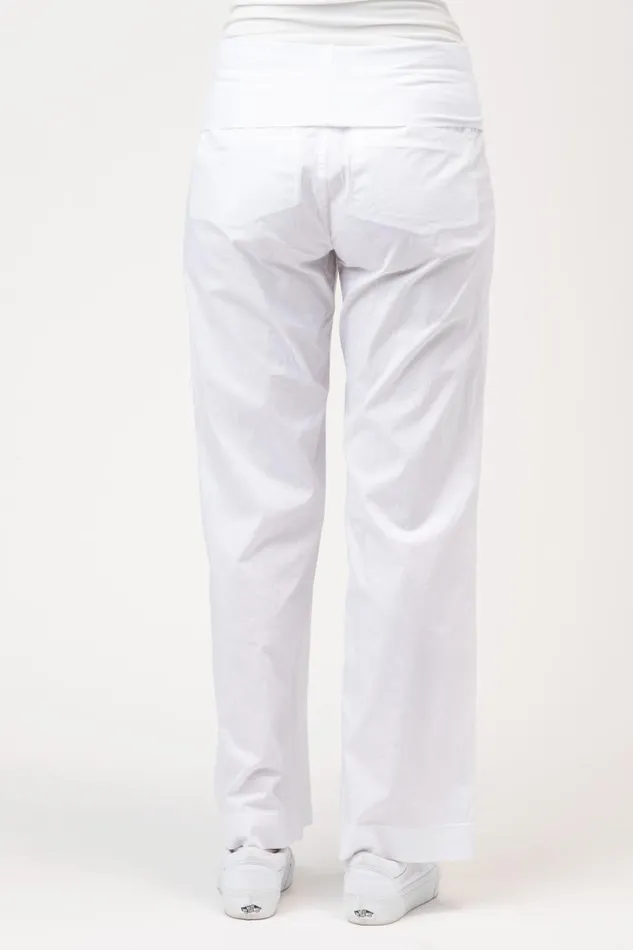 Clothing Pants XCVI 4Pocket Fold Over Pant White