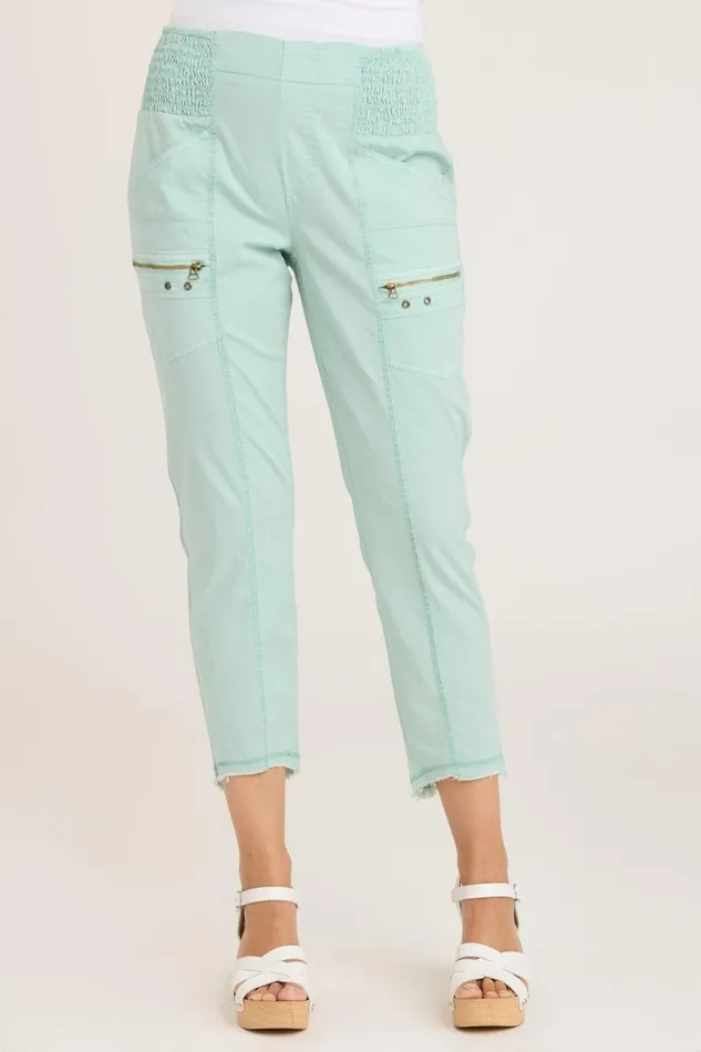 Clothing Pants XCVI Acker Slim Pant Aquifer Pigment