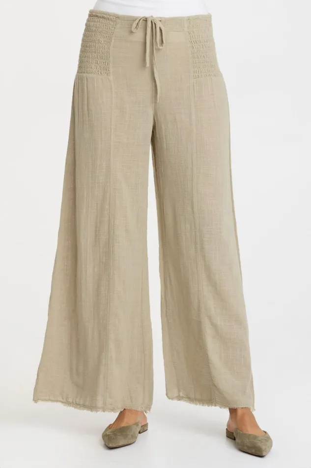 Clothing Pants XCVI Gauze Kaj Wide Leg Pastel Rosemary
