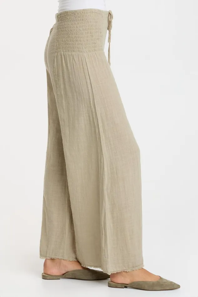 Clothing Pants XCVI Gauze Kaj Wide Leg Pastel Rosemary