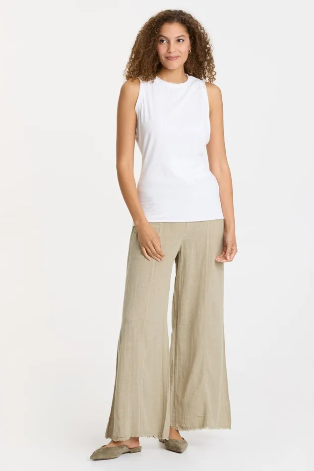 Clothing Pants XCVI Gauze Kaj Wide Leg Pastel Rosemary