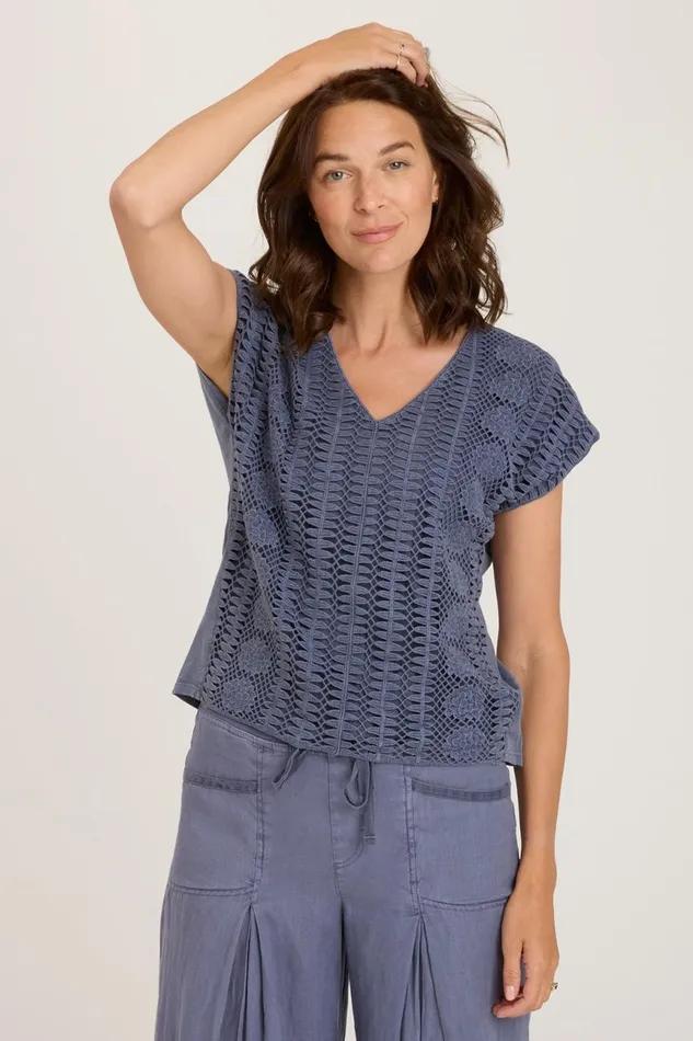Clothing ShirtsBlouses XCVI Eaves Top Hypnotic Pigment