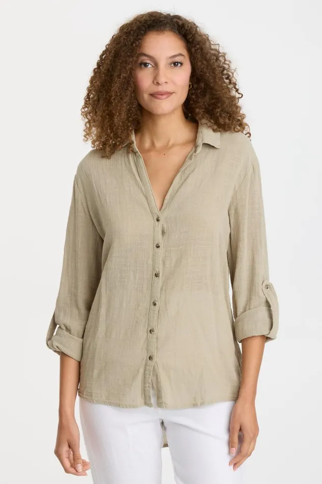 Clothing ShirtsBlouses XCVI Porter Blouse Pastel Rosemary