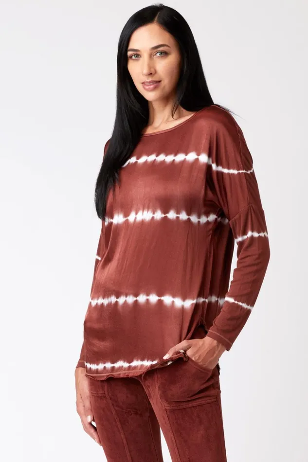 Clothing ShirtsBlouses XCVI Prospect Top Sequence Wash Ruddy