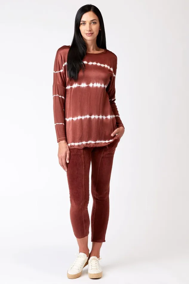 Clothing ShirtsBlouses XCVI Prospect Top Sequence Wash Ruddy