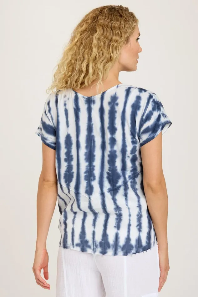 Clothing ShirtsBlouses XCVI Rian Top Pelagic Wash