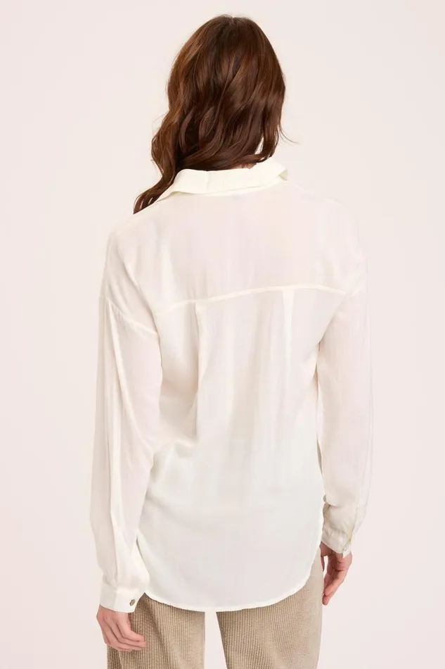 Clothing ShirtsBlouses XCVI Smithson ButtonUp Toasted Almond