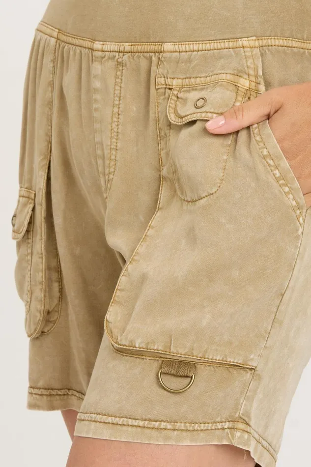 Clothing Shorts XCVI Wyss Short Distress Wash Linwood